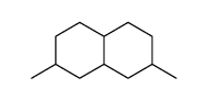 2,7-dimethyl-1,2,3,4,4a,5,6,7,8,8a-decahydronaphthalene结构式