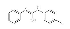 1-(4-methylphenyl)-3-phenylurea结构式