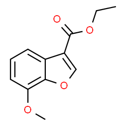 ETHYL 7-METHOXYBENZOFURAN-3-CARBOXYLATE Structure