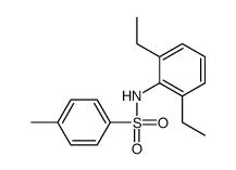 N-(2,6-Diethylphenyl)-4-methylbenzenesulfonamide结构式