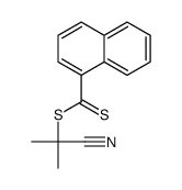2-cyanopropan-2-yl naphthalene-1-carbodithioate结构式