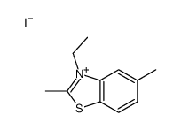 3-ethyl-2,5-dimethyl-1,3-benzothiazol-3-ium,iodide Structure