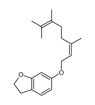 6-(3,6,7-trimethylocta-2,6-dienoxy)-2,3-dihydro-1-benzofuran Structure