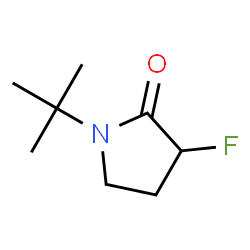 2-Pyrrolidinone,1-(1,1-dimethylethyl)-3-fluoro-(9CI) Structure