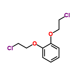 1,2-Bis(2-chloroethoxy)benzene Structure