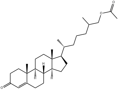 26-(Acetyloxy)cholest-4-en-3-one Structure
