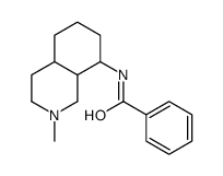 N-(2-methyl-3,4,4a,5,6,7,8,8a-octahydro-1H-isoquinolin-8-yl)benzamide结构式