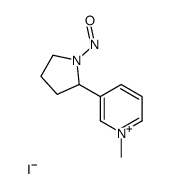 N-Methyl-N'-nitrosonornicotinium Iodide Structure