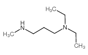 N1,N1-二乙基-N3-甲基-1,3-丙二胺结构式