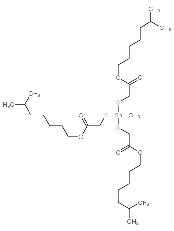 2,2’,2’’-[(甲基锡烷基)三硫代]三乙酸三异辛酯结构式