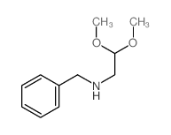 N-苄基-2,2-二甲氧基乙胺结构式