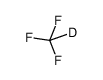 deuterio(trifluoro)methane Structure