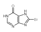 8-溴次黄嘌呤结构式