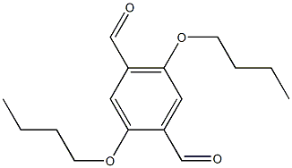 2,5-Dibutoxy-benzene-1,4-dicarbaldehyde structure