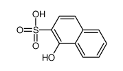 1-hydroxynaphthalene-2-sulphonic acid结构式