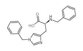 Nα-苄基-Nim-苄基-L-组氨酸结构式