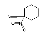 1-nitrocyclohexane-1-carbonitrile Structure