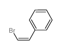Benzene, [(1E)-2-bromoethenyl]- Structure