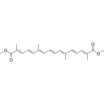 Crocetine dimethyl ester structure