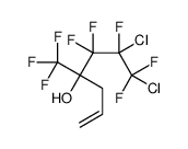 6,7-dichloro-5,5,6,7,7-pentafluoro-4-(trifluoromethyl)hept-1-en-4-ol Structure