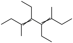 4,5-Diethyl-3,6-dimethyl-3,5-octadiene结构式
