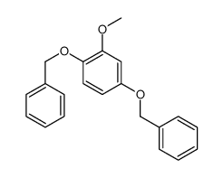 2-methoxy-1,4-bis(phenylmethoxy)benzene Structure