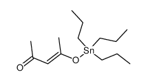 2-[Tripropyl-stannyloxy]-pent-2-en-4-on Structure