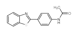 Acetamide,N-[4-(2-benzothiazolyl)phenyl]- structure