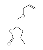 3-methyl-5-(prop-2-enoxymethyl)oxolan-2-one结构式