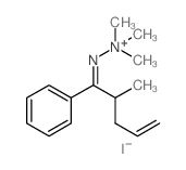 trimethyl-[(2-methyl-1-phenyl-pent-4-enylidene)amino]azanium Structure