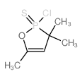 2-chloro-3,3,5-trimethyl-2-sulfanylidene-1-oxa-2$l^C6H10ClOPS-phosphacyclopent-4-ene Structure