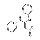 2-nitro-N,N'-diphenylethene-1,1-diamine Structure