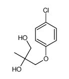 3-(p-Chlorophenoxy)-2-methyl-1,2-propanediol Structure