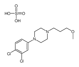 1-(3,4-dichlorophenyl)-4-(3-methoxypropyl)piperazine,sulfuric acid Structure