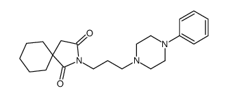 2-[3-(4-phenylpiperazin-1-yl)propyl]-2-azaspiro[4.5]decane-1,3-dione Structure