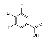 4-溴-3,5-二氟苯甲酸结构式