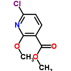 Methyl 6-chloro-2-methoxynicotinate structure