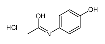 N-(4-hydroxyphenyl)acetamide,hydrochloride Structure