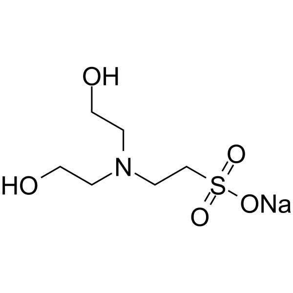 2-(二乙醇胺基)乙磺酸钠结构式