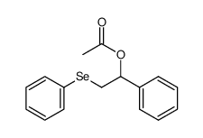 1-acetoxy-1-phenyl-2-phenylselenoethane结构式