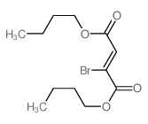 2-Butenedioic acid,2-bromo-, dibutyl ester, (Z)- (9CI) Structure
