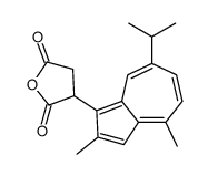 3-(2,4-dimethyl-7-propan-2-ylazulen-1-yl)oxolane-2,5-dione Structure