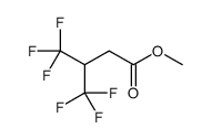 methyl 4,4,4-trifluoro-3-(trifluoromethyl)butanoate结构式