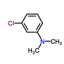 3-氯-N,N-二甲基苯胺结构式