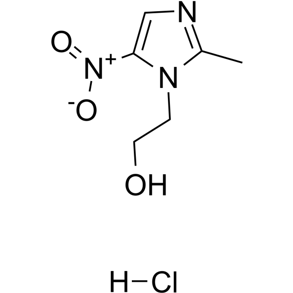 metronidazole hydrochloride结构式