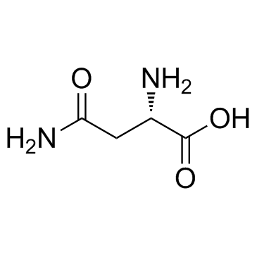 L-天冬酰胺结构式