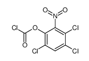 3,4,6-trichloro-2-nitrophenyl carbonochloridate Structure
