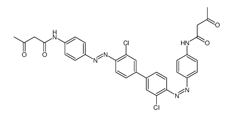 N,N'-((3,3'-Dichloro(1,1'-biphenyl)-4,4'-diyl)bis(azo-4,1-phenylene))bis(3-oxobutanamide) picture