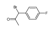 α-bromo-(4-fluorophenyl)acetone结构式