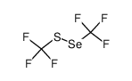 trifluoromethyl trifluoromethanesulfenoselenoate结构式